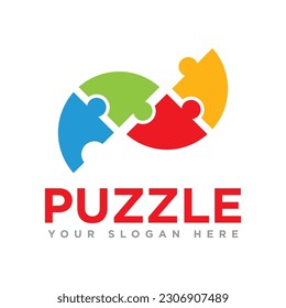 Puzzle or Jigsaw Design Illustration