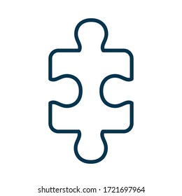 puzzle - jigsaw puzzle icon vector design template