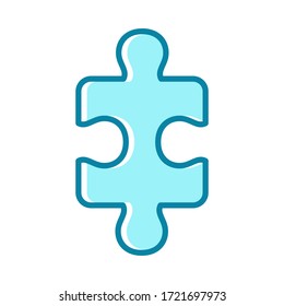 puzzle - Icono de rompecabezas plantilla de diseño vectorial