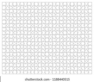 Puzzle Jigsaw Template