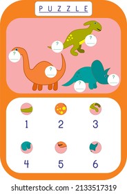 Puzzle for kids. Missing piece.