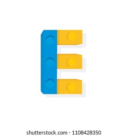 puzzle letter E logo company