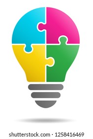 Puzzle light bulb