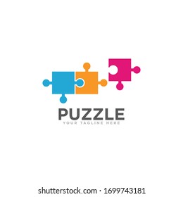 Puzzle Logo Design Vector Template Stock Vector (Royalty Free ...