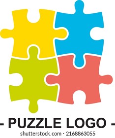 Puzzle Logo Disassembly Image Icon Stock Vector (Royalty Free ...