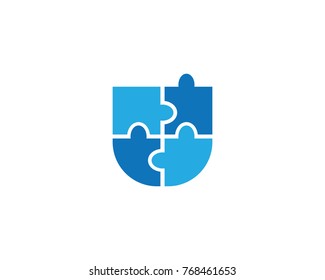 Puzzle logo icon