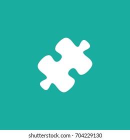 puzzle logo stylized creative design template