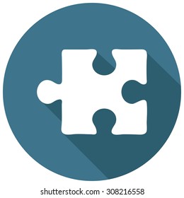 puzzle with a long shadow