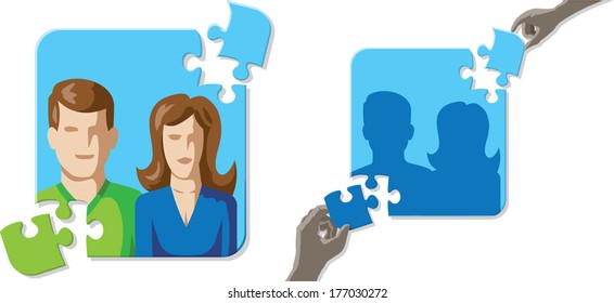 Puzzle marriage