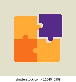 Puzzle. The missing piece.