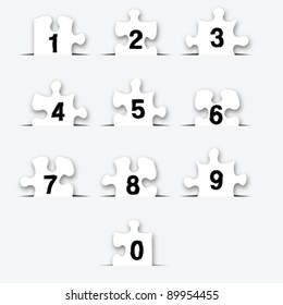 Puzzle Number Vector
