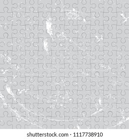 Puzzle pattern background. Jigsaw backdrop for web site, marketing, app,banner and logo template. Thin line puzzle contour. Creative art concept, vector illustration, eps 10