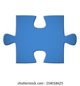 Puzzle Piece Blue