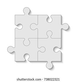 Puzzle piece business presentation