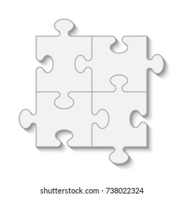 Puzzle piece business presentation