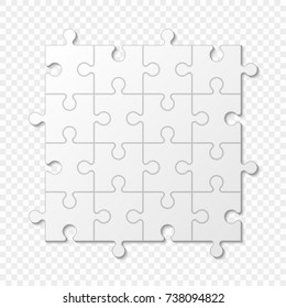 Puzzle piece business presentation
