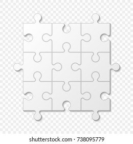 Puzzle piece business presentation