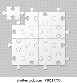 Puzzle piece business presentation