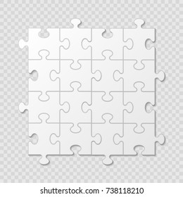 Puzzle piece business presentation