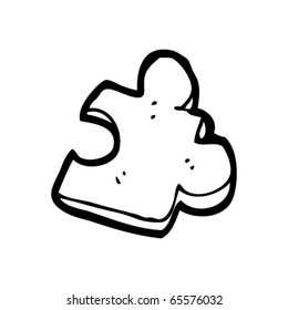 puzzle piece cartoon