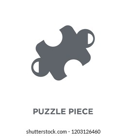 Puzzle piece icon. Puzzle piece design concept from Productivity collection. Simple element vector illustration on white background.
