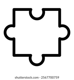 Puzzle Piece Icon Element For Design