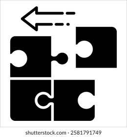 Puzzle Piece Icon Element For Design