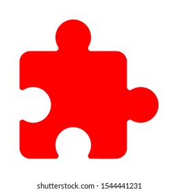 Puzzle Piece Icon Logo Element Illustration Stock Vector (Royalty Free ...