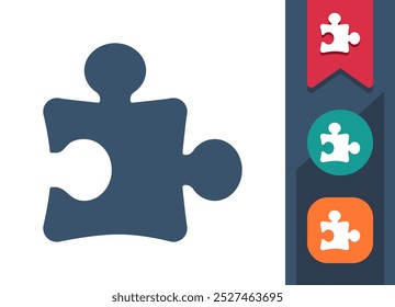 Puzzle, Puzzle Piece Icon. Professional, pixel perfect icon. EPS 10 format.