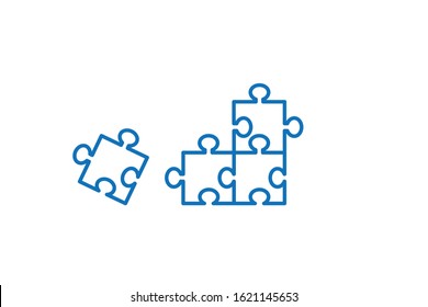 puzzle piece icon vector illustration