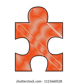 puzzle piece isolated icon