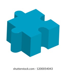 puzzle piece isolated icon