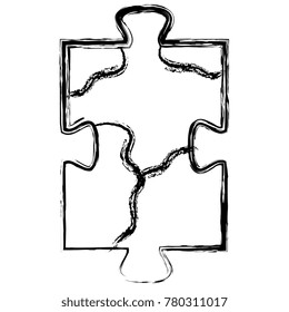 puzzle piece isolated icon
