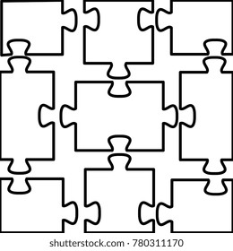 puzzle piece isolated icon
