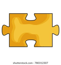 puzzle piece isolated icon