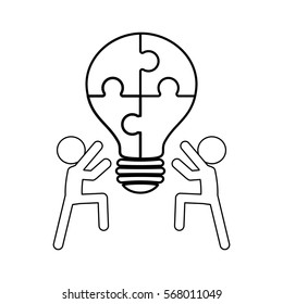 Puzzle piece symbol icon vector illustration graphic design