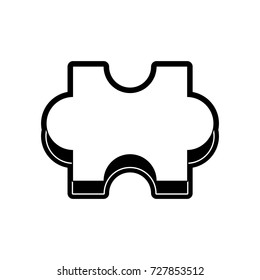 puzzle  piece   vector illustration