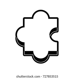 puzzle  piece   vector illustration