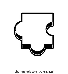 puzzle  piece   vector illustration