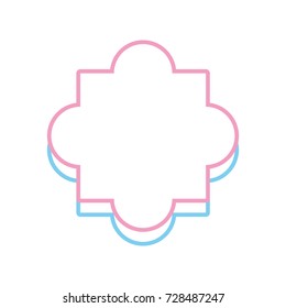 puzzle piece  vector  illustration