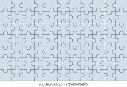 Puzzle pieces background. Jigsaw puzzle background with pieces. Flat style