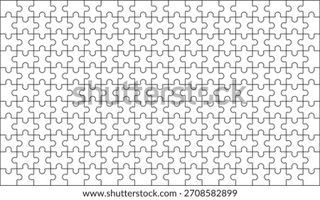 Puzzle pieces background. Jigsaw puzzle background with pieces. Flat style