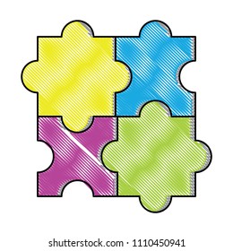 puzzle pieces design