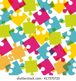 puzzle pieces design 