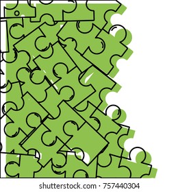 puzzle pieces game background design