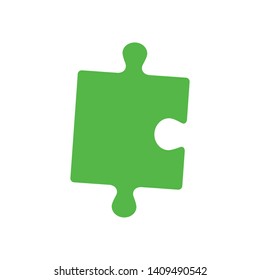 Puzzle Pieces in Graphic Shape