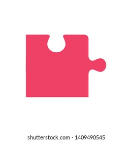 Puzzle Pieces in Graphic Shape