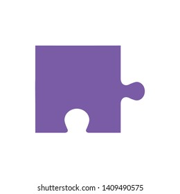 Puzzle Pieces in Graphic Shape