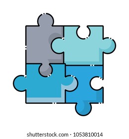 puzzle pieces icon 