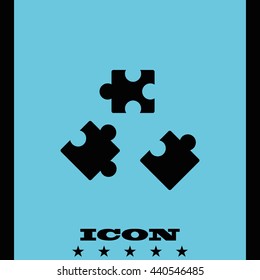 Puzzle pieces icon.